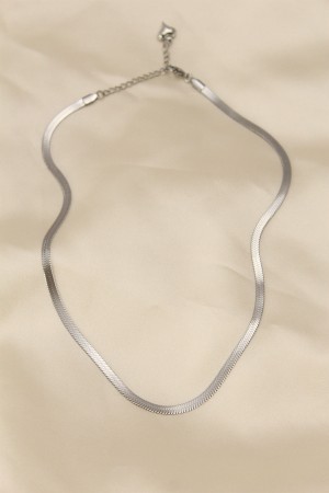 316L Çelik Silver Renk 45 cm İtalyan Zincir Model Kadın Kolye - TJ-BKO5903 316L Çelik Silver Renk 45 cm İtalyan Zincir Model Kadın Kolye - TJ-BKO5903