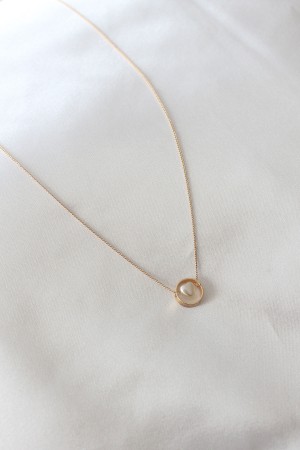 Gold Renk Minimal Kalp Figür Kadın Kolye - TJ-BKO6850 Gold Renk Minimal Kalp Figür Kadın Kolye - TJ-BKO6850