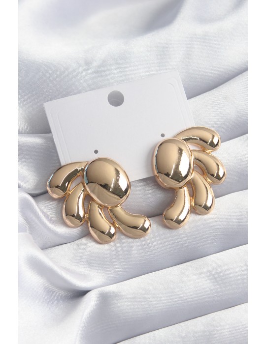 Pirinç Gold Renk Kadın Küpe - TJ-BKP8242
