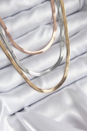 316L Çelik Mix Renk İtalyan Zincir Model Kadın Kolye - TJ-BKO8208 316L Çelik Mix Renk İtalyan Zincir Model Kadın Kolye - TJ-BKO8208