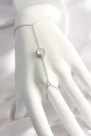 316L Çelik Gümüş Renk Kalp Model Şahmeran - TJ-SN550 316L Çelik Gümüş Renk Kalp Model Şahmeran - TJ-SN550