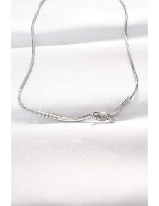 316L Çelik Silver Renk Kolye - TJ-BKO8528