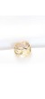 Düğüm Model Gold Renk Ayarlanabilir Yüzük - TJ-BYK3126