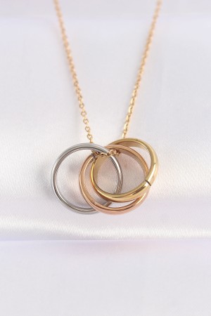 316L Çelik Zincir Çoklu Renk Model Kolye - TJ-BKO8668 316L Çelik Zincir Çoklu Renk Model Kolye - TJ-BKO8668