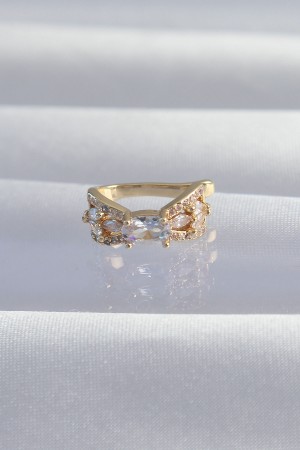 Pirinç Gold Renk Zirkon Taş Kaplama Earcuff Küpe - TJ-BKP9337 Pirinç Gold Renk Zirkon Taş Kaplama Earcuff Küpe - TJ-BKP9337