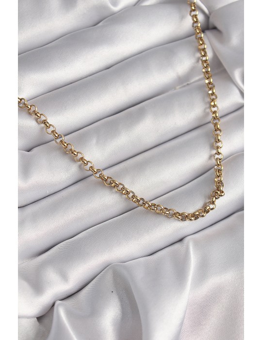 316L Çelik Gold Renk Kadın Kolye - TJ-BKO9665