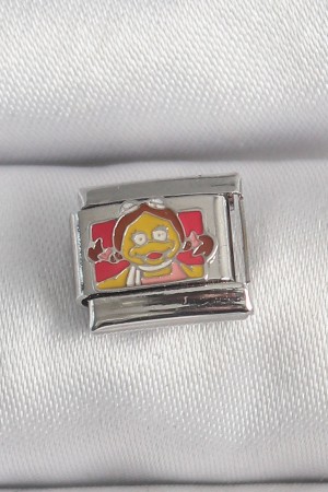 316L Çelik Gümüş Renk Renkli Çocuk İşlemeli Nomination Charm - TJ-BC1388