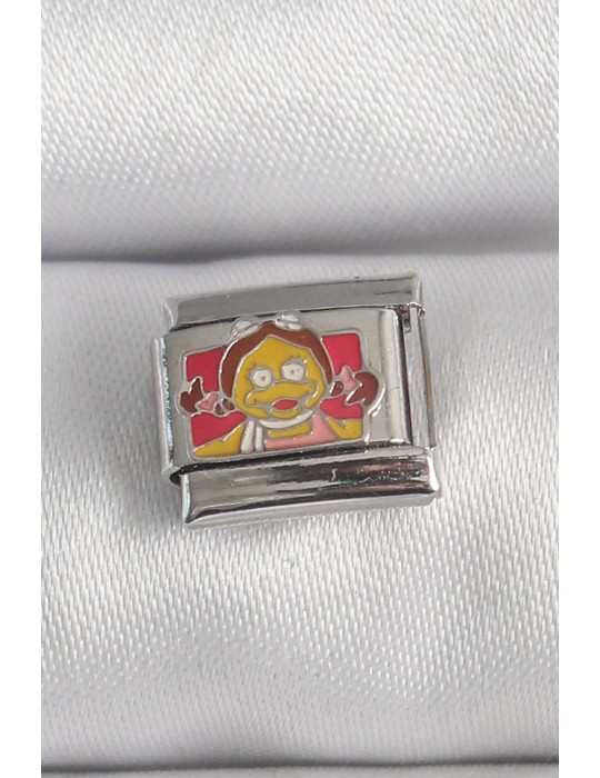 316L Çelik Gümüş Renk Renkli Çocuk İşlemeli Nomination Charm - TJ-BC1388