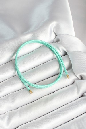 Mıknatıslı Turkuaz Renk Sarmal Kadın Bileklik - TJ-BB6973