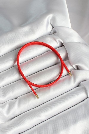 Mıknatıslı Kırmızı Renk Sarmal Kadın Bileklik - TJ-BB6976