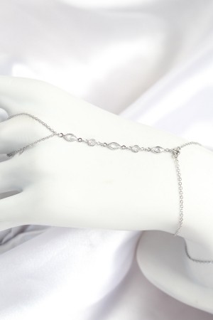 Pirinç Zirkon Taşlı Y Model Gümüş Renk Kadın Şahmeran - TJ-SN692 Pirinç Zirkon Taşlı Y Model Gümüş Renk Kadın Şahmeran - TJ-SN692