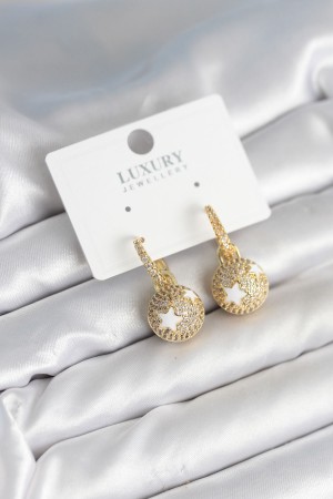 Top Yıldız Model Zirkon Taşlı Kadın Küpe - TJ-BKP11316 Top Yıldız Model Zirkon Taşlı Kadın Küpe - TJ-BKP11316