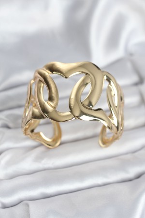 Pirinç Gold Renk Vintage Kadın Bileklik - TJ-BB8059 Pirinç Gold Renk Vintage Kadın Bileklik - TJ-BB8059