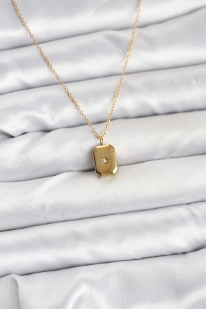 316L Çelik Zincir Gold Renk Minimal Kutup Yıldızı Model Kadın Kolye - TJ-BKO10683 316L Çelik Zincir Gold Renk Minimal Kutup Yıldızı Model Kadın Kolye - TJ-BKO10683