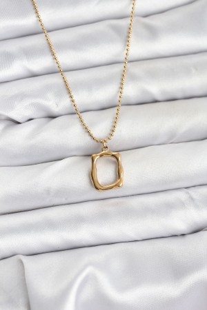 316L Çelik Zincir Gold Renk Model Kadın Kolye - TJ-BKO10688 316L Çelik Zincir Gold Renk Model Kadın Kolye - TJ-BKO10688