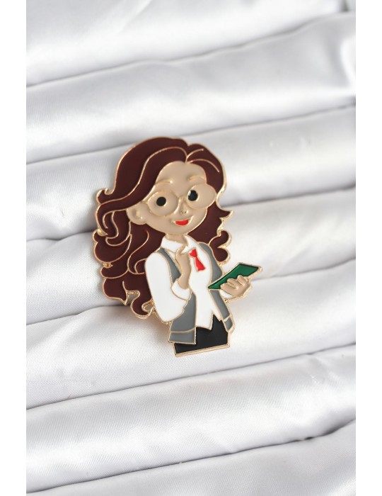 Öğretmen Figür Broş - TJ-BR466
