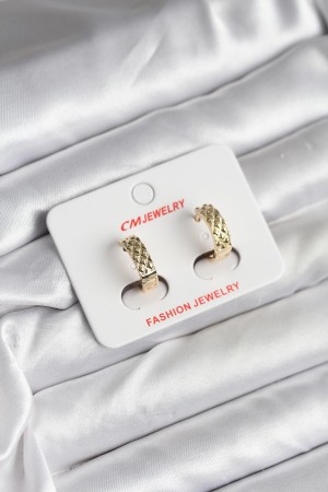 14K Gold Renk Kaplama CM Kadın Küpe - TJ-BKP11416