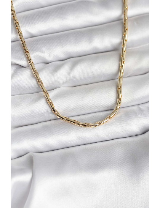 14K Gold Renk Kaplama Model CM Kadın Kolye - TJ-BKO10730