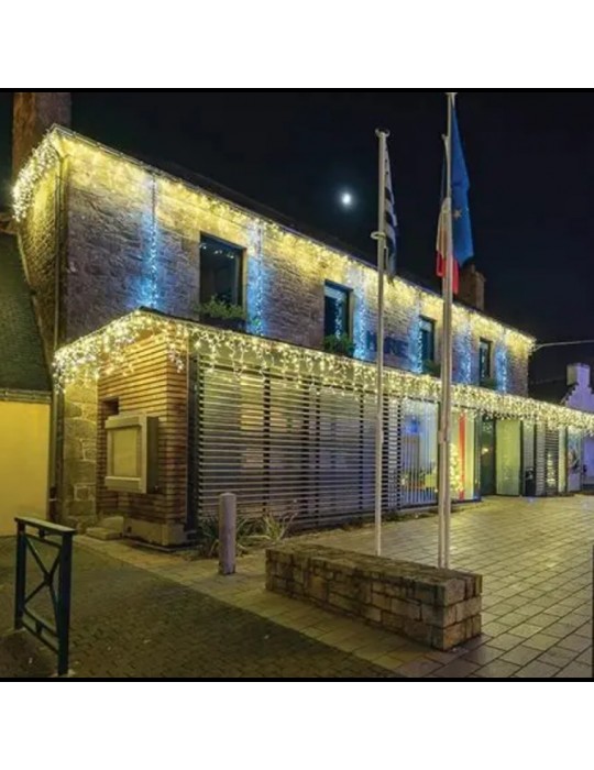 4 M 120 Led 20 Saçaklı 50 x 70 x 90 Cm Çakarlı