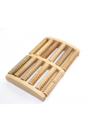 12 Silindirli Ahşap Ayak Masaj Aleti MZ-511A 12 Silindirli Ahşap Ayak Masaj Aleti MZ-511A