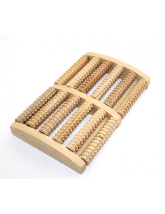 12 Silindirli Ahşap Ayak Masaj Aleti MZ-511A