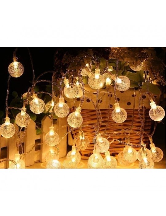 3M 20 Led Kristal Top Gün Işığı Pilli 2 Kademeli MZ-307