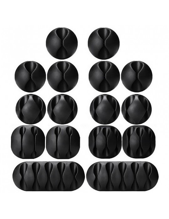 Yapışkanlı Kablo Sabitleyici Düzenleyici 16 lı Paket