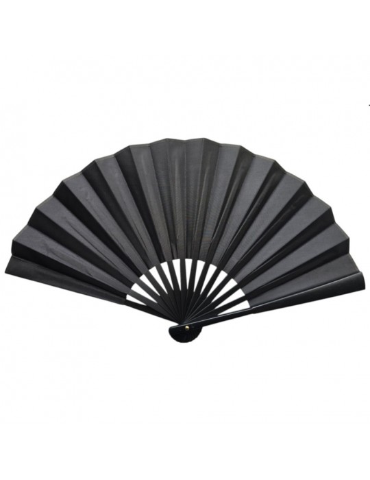 Plastik Kumaş Yelpaze 12 li Siyah