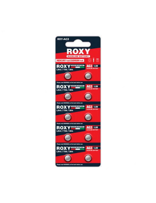 AG3 LR41/736/384 31 Mah Alkalin Düğme Pil 10 Lu Paket