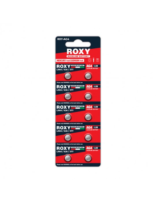 AG4 LR66/626/377 18 Mah Alkalin Düğme Pil 10 Lu Paket