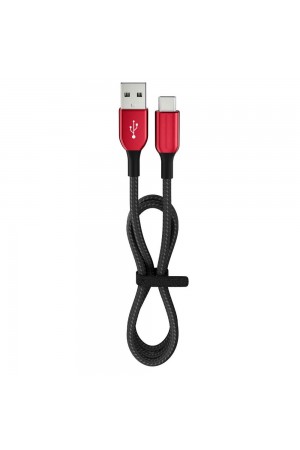 15 Watt 3A Usb-A To Type-C 1.2M Hızlı Şarj Kablosu Kırmızı FC36