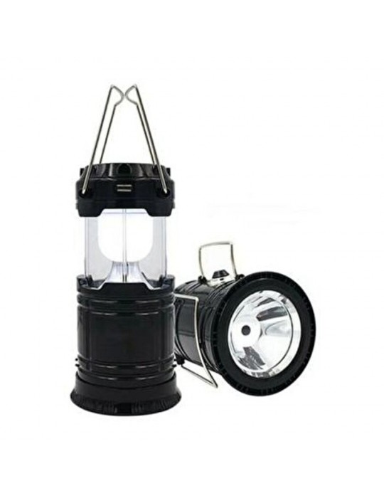 Solar Şarjlı Güneş Enerjili Fan Kamp Feneri Güneş Paneli Kamp Şarjlı Işıldak Usb Şarj