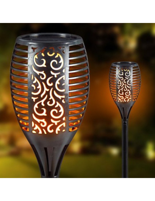 Alev Efektli Solar Bahçe Lambası (51 cm)
