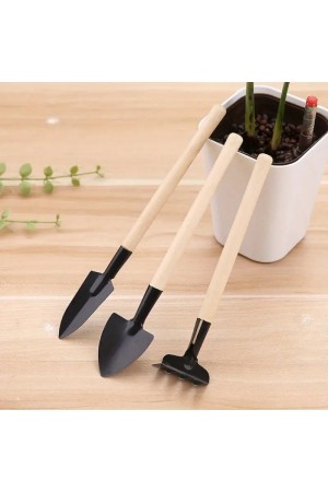 Mini Kazma Kürek Tırmık Seti - Portatif Mini Kazma Kürek Tırmık Seti - Portatif