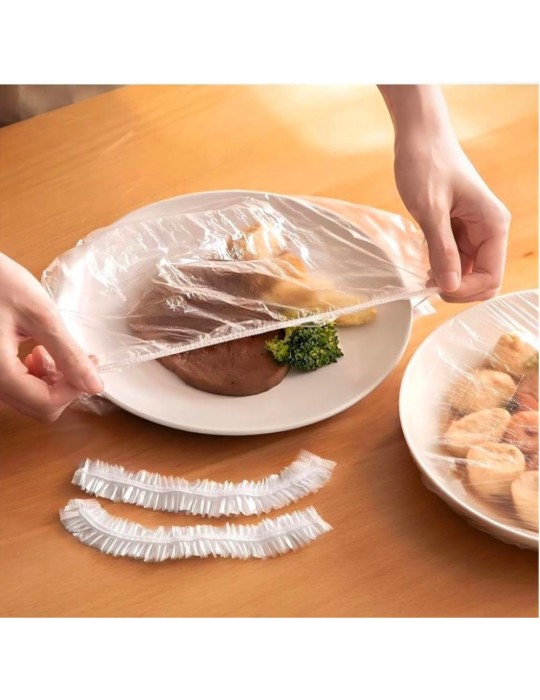 Lastikli Tencere Ve Tabak Bonesi 100 Adet (24cm)