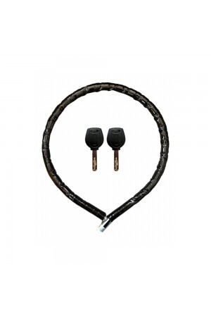 Motorsiklet Kilidi Anahtarlı Körüklü Siyah 120 Cm x 22 Mm YM-752 Motorsiklet Kilidi Anahtarlı Körüklü Siyah 120 Cm x 22 Mm YM-752