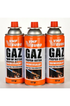 Remtas Vmf Eurogaz Kamp Ocak Gazı Valfli Kartuş 227GR - 3 Adet