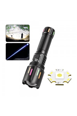 30W Zoomlu Led Powerbank Özellikli Şarjlı Profesyonel El Feneri PS-9954 30W Zoomlu Led Powerbank Özellikli Şarjlı Profesyonel El Feneri PS-9954