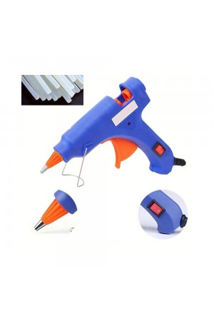 Sıcak Silikon Tabancası 20W On/OFF Tuşlu + 6 Adet Tam Boy İnce Slikon Hediyeli Sıcak Silikon Tabancası 20W On/OFF Tuşlu + 6 Adet Tam Boy İnce Slikon Hediyeli