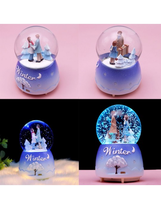 Işikli Kar Püskürten Kiş Masali Temali Kar Küresi