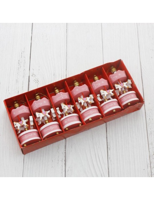 Pembe Mini Atlı Karınca 6 Lı