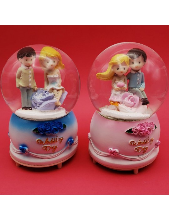 Müzikli Püskürtmeli Büyük Boy Kar Küresi