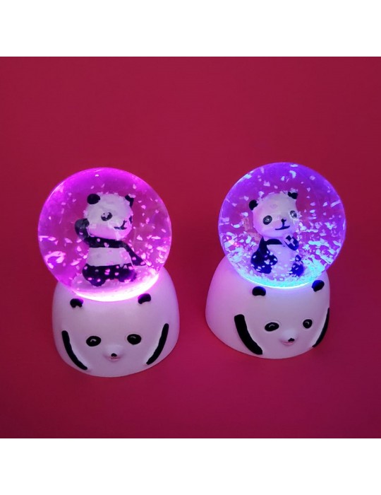 Mini Işıklı Panda Kar Küresi 1 Adet