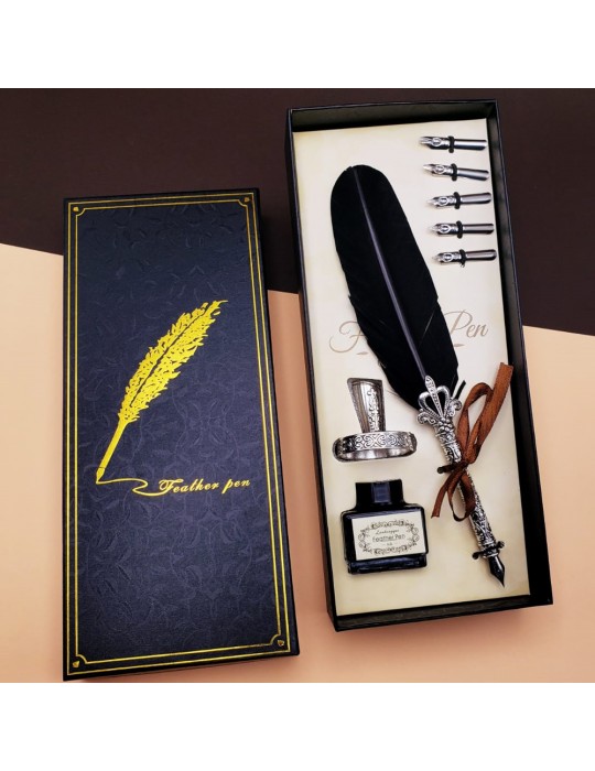 Divit Hokka Kalem Seti Siyah