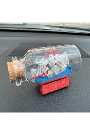 Orta Boy Şişe İçerisinde Gemi Maketi Orta Boy Şişe İçerisinde Gemi Maketi