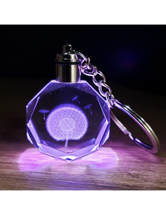 Karahindiba Temalı Işıklı Anahtarlık