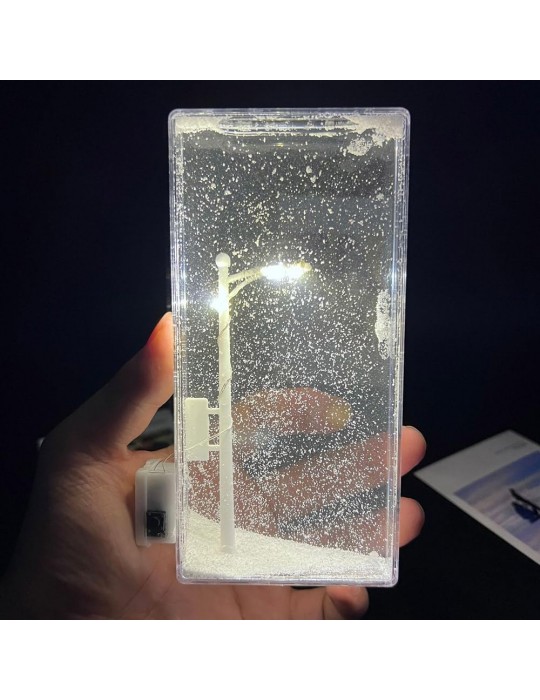 Sokak Lambalı Kar Küresi