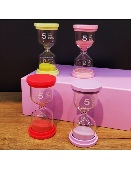 Renkli 5 Dakikalık Kum Saati