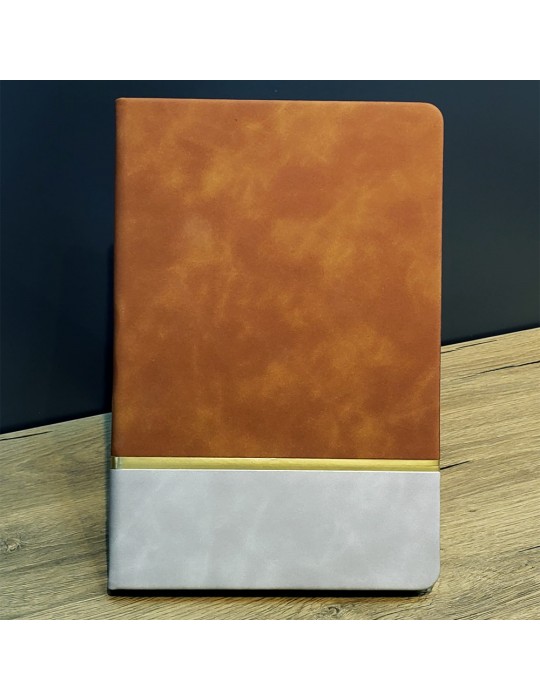 Çizgili Deri Defter Taba