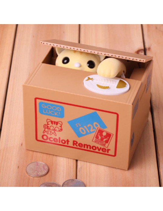 Hırsız Para Çalan Kedi Kumbara